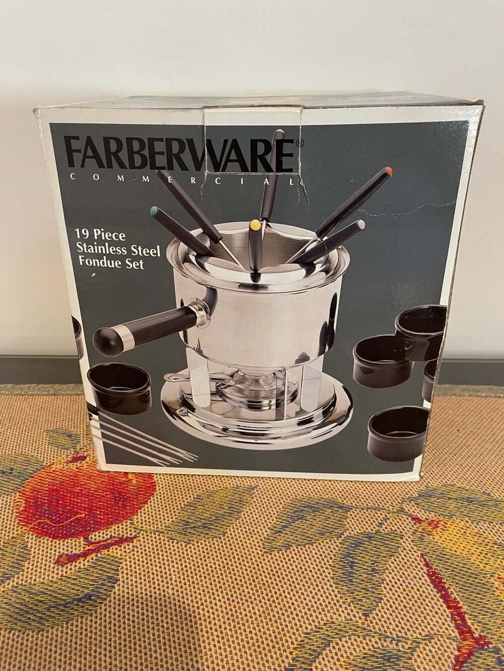 Farberware Commercial 19-Piece Stainless Steel Fondue Set